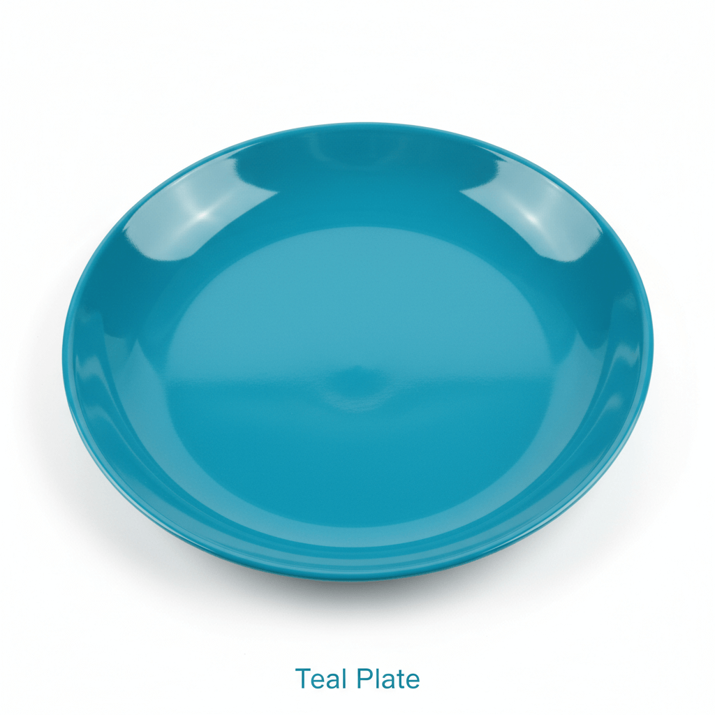 Teal Plate
